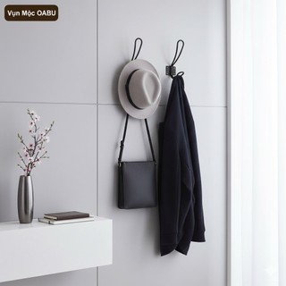 Combo 5-10 móc treo kim loại gắn tường Oabu phong cách cổ điển decor vintage 22a