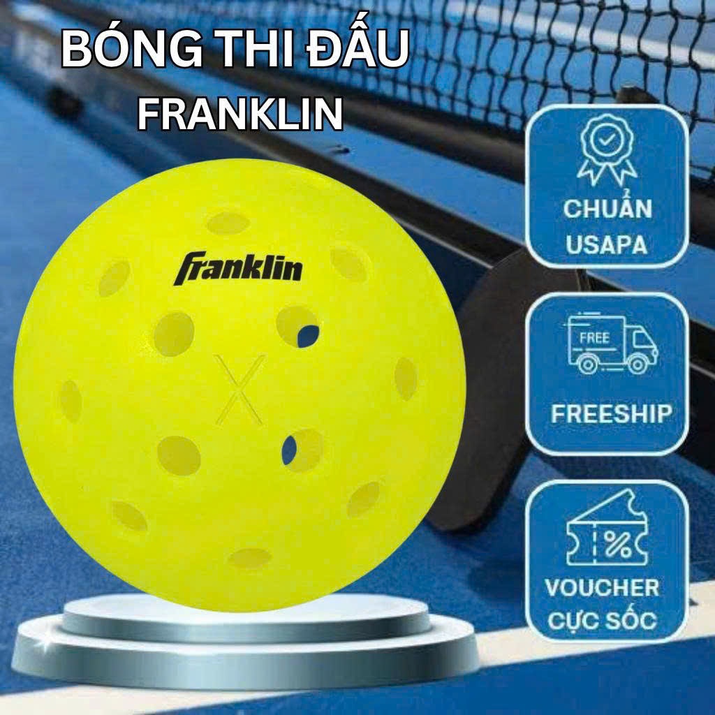 Bóng Pickleball Franklin X-40 đạt chuẩn quốc tế USAPA với độ nảy ổn định và độ bền vượt chội