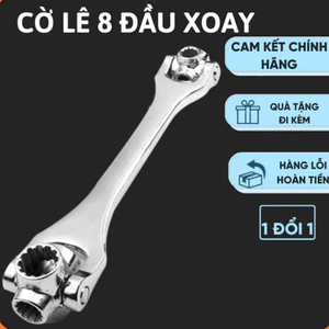 Cờ lê xoay đầu 8 trong 1 Linbon,cờ lê đa năng, cờ lê 8 đầu xoay, mỏ lết xoay,khẩu 8 mắt,cờ lê thông minh 8 đầu xoay,khẩu
