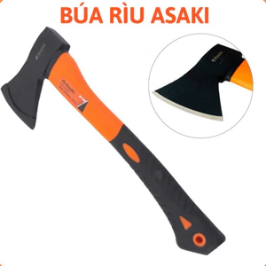 Búa rìu Asaki,rìu đa năng,búa rìu đa năng,búa đinh cán dài,búa rìu cán nhựa,búa lúc giác,búa bi,búa nhổ đinh,búa rìu kìm