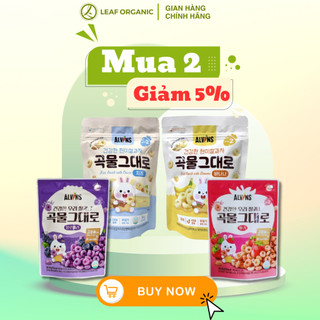 Thực phẩm bổ sung bánh gạo lứt ăn dặm Alvins 30g cho bé 1 tuổi
