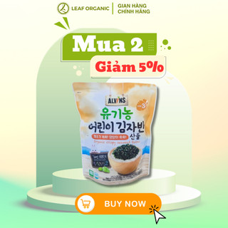 Rong biển rắc cơm hữu cơ vị hải sản và vị rau củ Alvins 21g