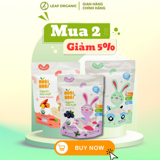 Bánh gạo ăn dặm hữu cơ Nobi Nobi 40g (cho bé từ 6 tháng)