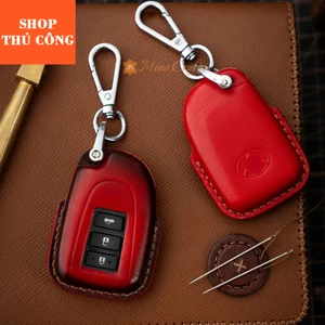 Mino Crafts - Bao da chìa khóa Toyota Vios G, Yaris 2019-2022, Chế tác thủ công, Nhiều màu sắc