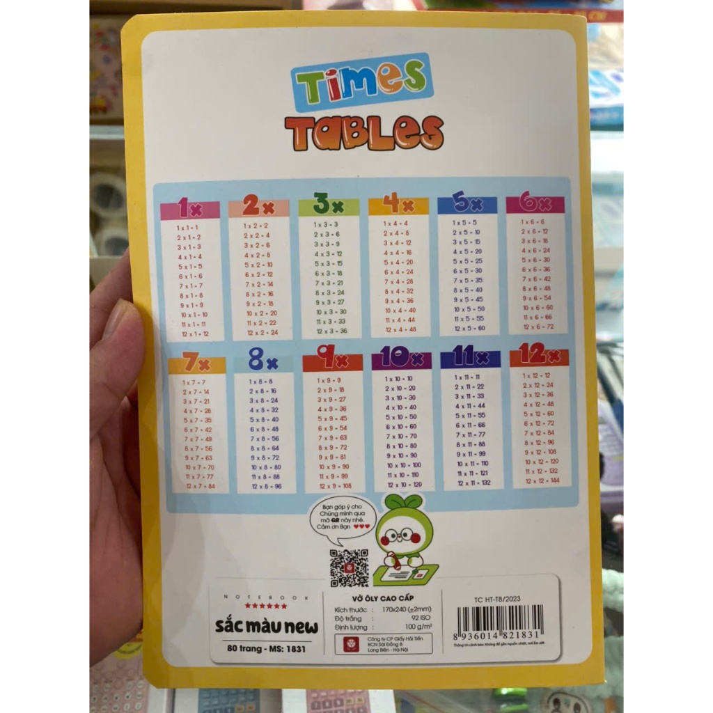 Vở ô Ly của Hải Tiến 80tr MS 1831