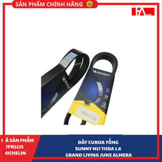 { HÀNG CHÍNH HÃNG MICHELIN } Dây curoa tổng Nissan Sunny, Nissan Tiida, Nissan Grand Livina, Nissan Juke, Nissan Almera