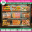 Decal BÁNH MÌ TỔNG HỢP Trang Trí Quán Bánh Mì – | QCA0008