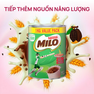 [CHÍNH HÃNG] Sữa bột Nesle Milo 1kg bổ sung vitamin, năng lượng giúp tăng chiều cao cho bé từ 2 tuổi