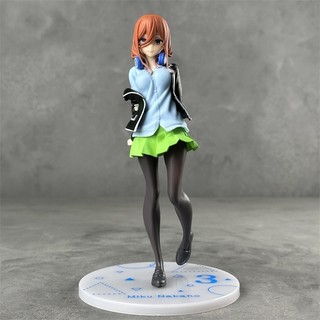 Figure Nakano Miku - Go-Tōbun no Hanayome Tư Thế Đứng Đồng Phục Mô Hình Anime Hàng Có Sẵn Tại Hà Nội