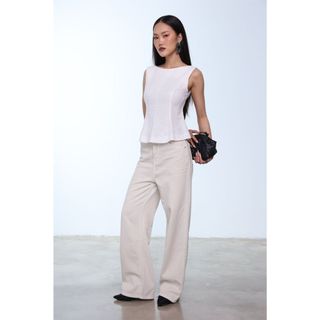 Jean Ống Suông JP Fashion Dáng Suông, Chất Jean Dày Dặn Đứng Form, Cạp Cao Tôn Eo Hack Chân Dài 11112083