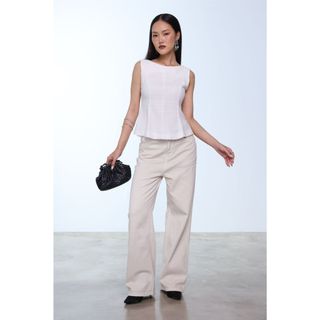 Jean Ống Suông JP Fashion Dáng Suông, Chất Jean Dày Dặn Đứng Form, Cạp Cao Tôn Eo Hack Chân Dài 11112083