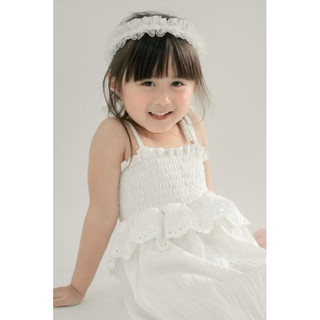VÁY TRẮNG BÉ GÁI 2 DÂY
