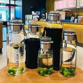Bình thủy tinh chịu nhiệt Nhật Bản TAKASHI - Chịu nhiệt tốt , có lọc chặn bã trà , dung tích lớn