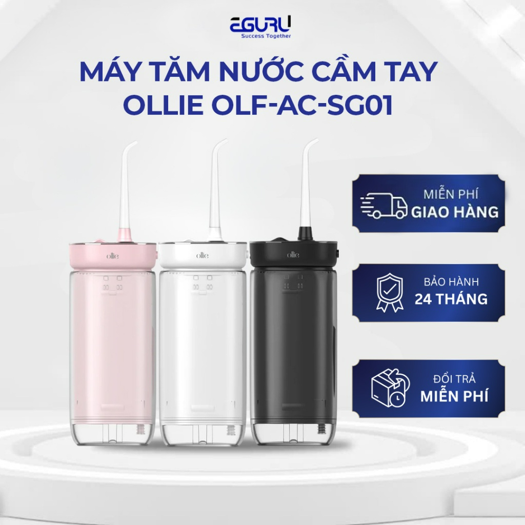 [LIVE] Máy tăm nước cầm tay OLLIE OLF-AC-SG01 - Hàng Chính Hãng - Bảo Hành 12 Tháng