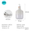 Bóng đèn tích điện đèn treo tích điện pin trâu 2400 mAh 80W 280W 500W thời gian dùng 4 đến 6 giờ