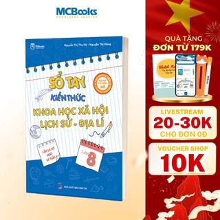 Sách - Sổ tay kiến thức khoa học xã hội Lịch Sử - Địa Lí lớp 8