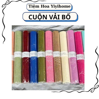 Cuộn Vải Bố Gói Hoa Bản Rộng 50cm , Bọc Giỏ Quà, Decor Làm Nơ Bó Hoa Yiyihome