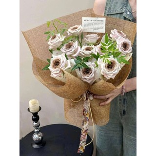 Cuộn Vải Bố Gói Hoa Bản Rộng 50cm , Bọc Giỏ Quà, Decor Làm Nơ Bó Hoa Yiyihome
