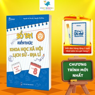 Sách - Sổ tay kiến thức khoa học xã hội Lịch Sử - Địa Lí lớp 8