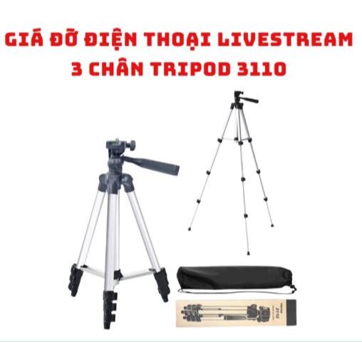 TRIPOD TF3110 –Gậy 3 Chân Chụp Ảnh Quay Video, Chắc Chắn, Gọn Nhẹ