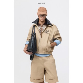 BLANKE BLANKESPACE Áo Khoác AESTHETIC JACKET Chất Liệu Kaki Nam Nữ Unisex