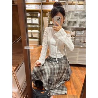Áo kiểu nữ - áo thun trễ vai nữ thiết kế MIA tay loe dài (TẶNG KÈM DÂY) nhiennhienvintage NAT00028