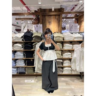 𝐌𝐨𝐫𝐠𝐚𝐧𝐚 𝐏𝐚𝐧𝐭𝐬 - Quần tây suông trơn ống rộng, quần tây nữ công sở nhien.official NQT00001