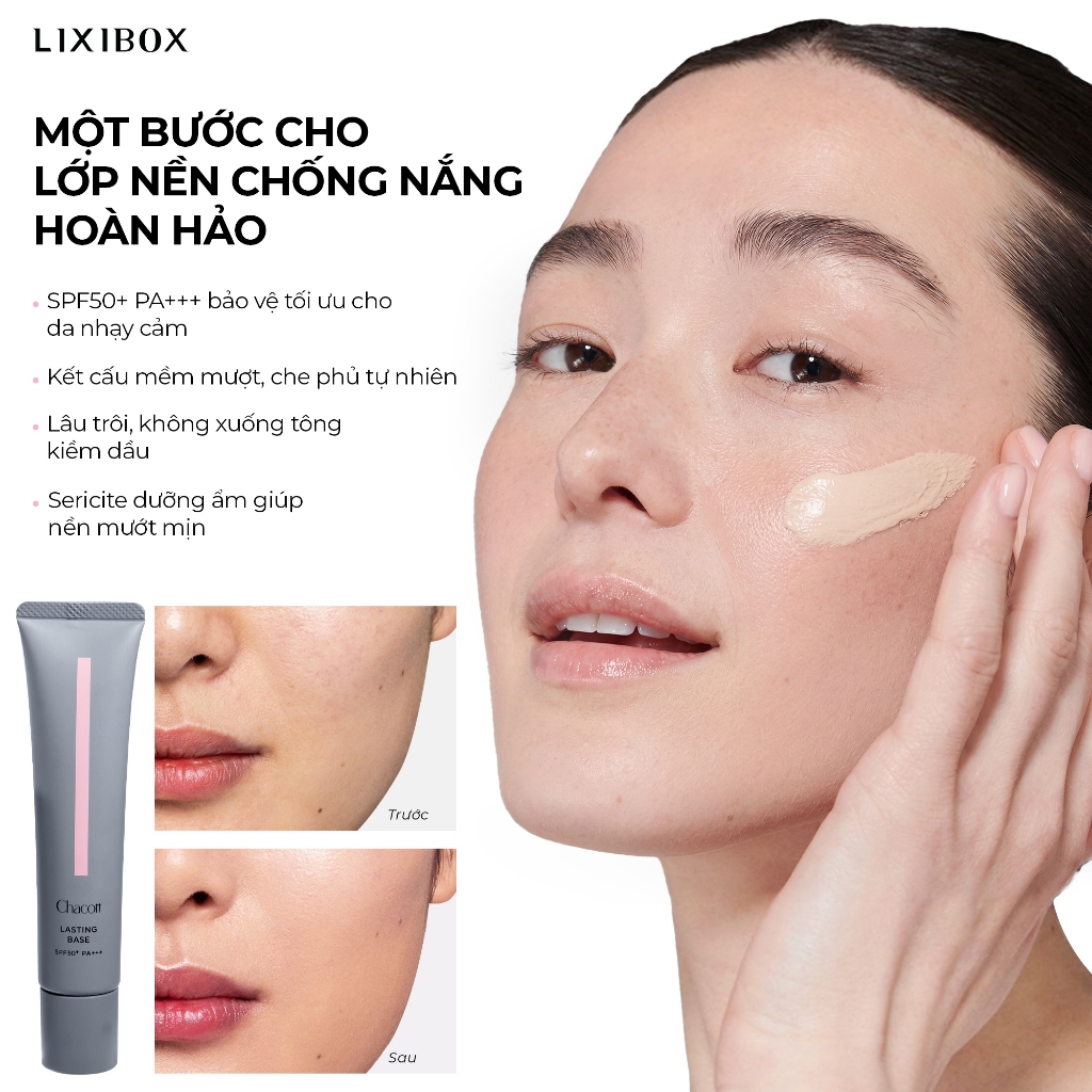 Kem Lót Trang Điểm Chống Nắng Chacott Lasting Base SPF 50+ PA+++ 42g