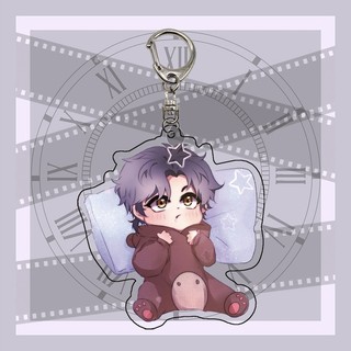 [HÀNG SẴN] Người đại diện thời gian / Link Click | Móc khóa chibi mica acrylic Lục Quang, Trình Tiểu Thời