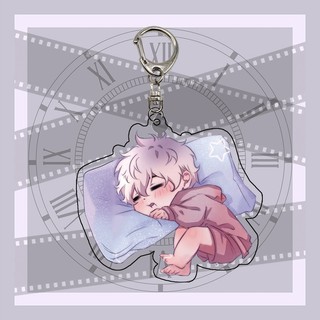 [HÀNG SẴN] Người đại diện thời gian / Link Click | Móc khóa chibi mica acrylic Lục Quang, Trình Tiểu Thời