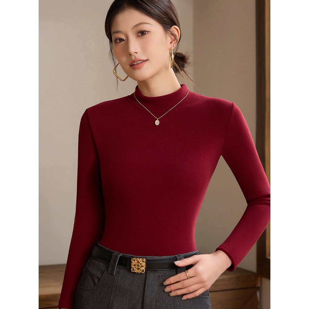 Hỏa tốc - áo cổ lọ tay dài ôm body chất thun tăm nhí co giãn 4 chiều, mềm mịn, form áo ôm basic có size - MT CLASSIC