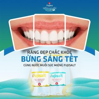 Nước Muối Súc Miệng Ion Muối Fujisalt 300ml - Bảo vệ răng miệng, Nướu, Vòm Họng khoẻ mạnh hằng ngày, giảm hôi miệng