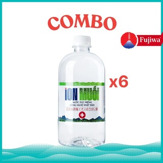 COMBO 6 Chai Nước Súc Miệng ION Muối Bạc Hà 680ml - Chăm sóc răng miệng, trắng răng, sát khuẩn vòm họng giảm đau họng