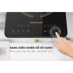BẾP TỪ ĐƠN SUNHOUSE SHD6803 & SHD6802 - Tặng kèm nồi lẩu | Công suất 2000W | 8 chế độ nấu | BH 1 năm — ảnh 7