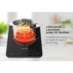 BẾP TỪ ĐƠN SUNHOUSE SHD6803 & SHD6802 - Tặng kèm nồi lẩu | Công suất 2000W | 8 chế độ nấu | BH 1 năm — ảnh 3