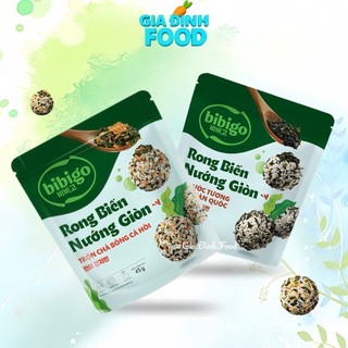 Rong biển Vị Cá Hồi 45g/ Nước Tương Kiểu Hàn Quốc Bibigo 30g