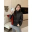 TRIANGLE - Boo Puffer Jacket - Áo phao mỏng Hàn Quốc cổ trụ phong cách dễ mặc, vừa phải mùa thu đông, chất đẹp và nhẹ