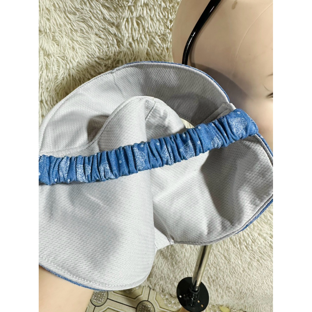 Khẩu trang chống nắng che kín trán, mặt, lưới thoáng mát, ôm mặt freesize