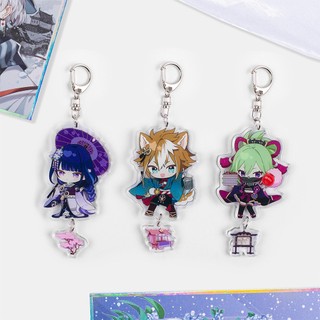 [HÀNG SẴN-INAZUMA] Móc Khóa Genshin Impact chibi Treo Lắc Lư | Keychain Mini Xiao – Wanderer – Alhaitham mica