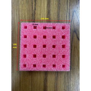 Khay PE ESD có dập lỗ, kích thước khay 20x100x100mm, bảo vệ linh kiện điện tử, IC, sensor, connector