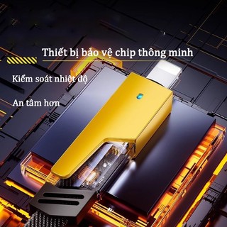 Cáp sạc nhanh 65W Mecha 4 trong 1 tương thích iPhone USB Type-C với 4 đầu kết nối tiện lợi