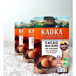 Bột Cacao Hữu Cơ Kaoka nguyên chất uống liền, không chất phụ gia