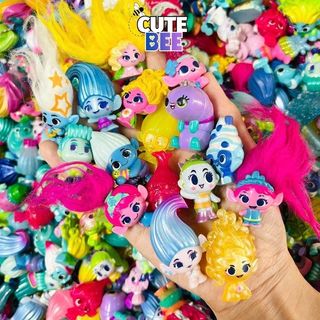Set 10 nhân vật Quỷ lùn tinh nghịch Dreamworks Trolls mẫu mới - Mix mẫu không trùng