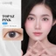 Kính áp tròng khoá ẩm 8H 1 Tháng Màu Hồng Pastel CARASE, Lens cận TOPAZ PINK