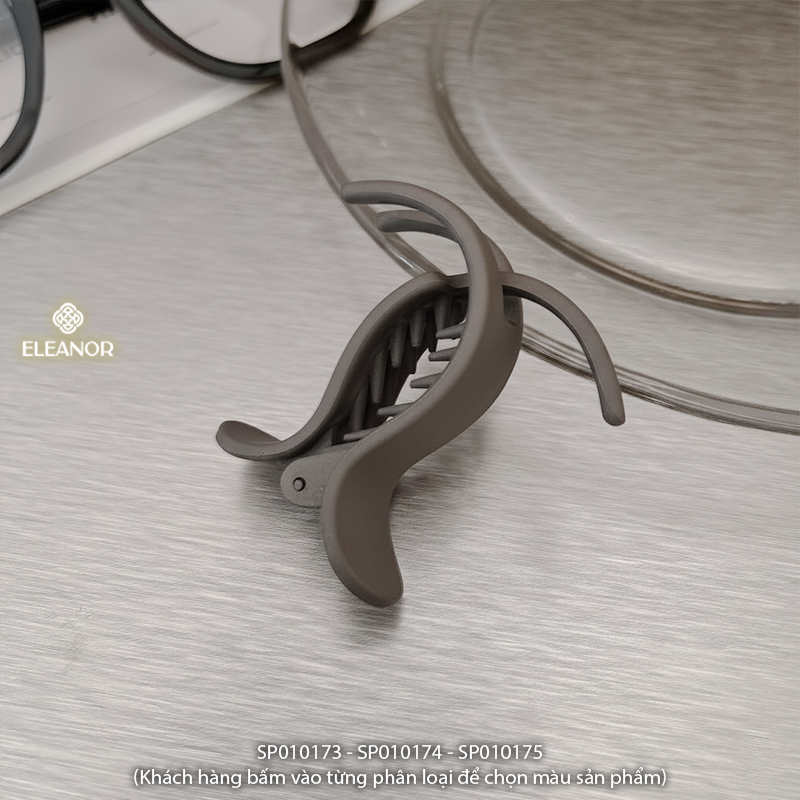 Kẹp tóc nữ Eleanor Accessories trơn đơn giản basic kẹp càng cua phụ kiện tóc 10173