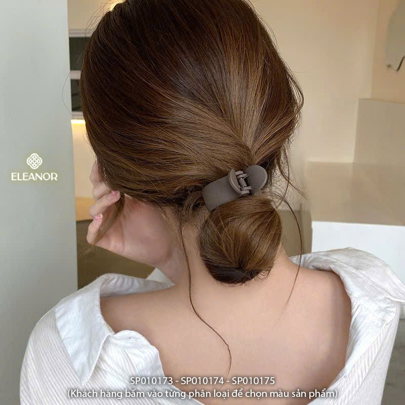 Kẹp tóc nữ Eleanor Accessories trơn đơn giản basic kẹp càng cua phụ kiện tóc 10173