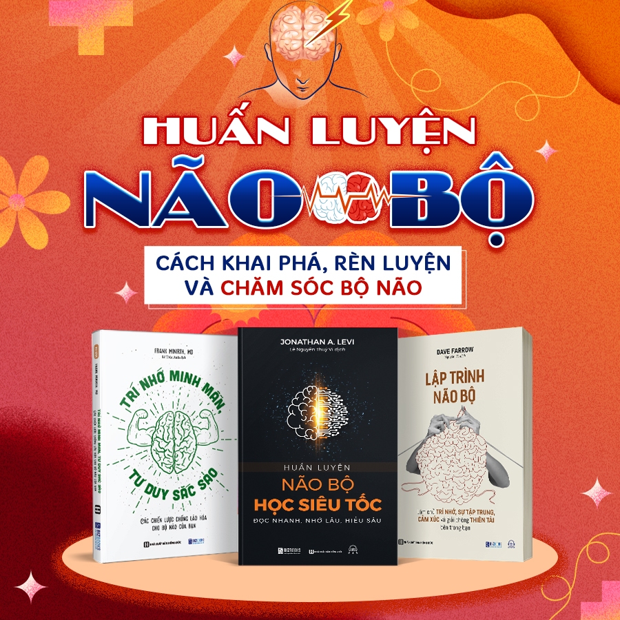 Sách Huấn Luyện Não Bộ, Lập Trình Não Bộ, Trí Nhớ Minh Mẫn Khai Phá Rèn Luyện Và Nâng Cấp Bộ Não