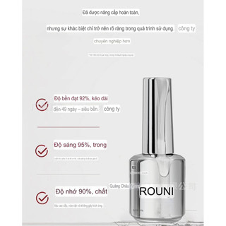 Top ROUNI siêu cap cấp bóng bền 15ml - R21