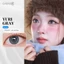 Kính áp tròng khoá ẩm 1 Ngày Màu Xám Xanh CARASE, Lens cận YURI GRAY