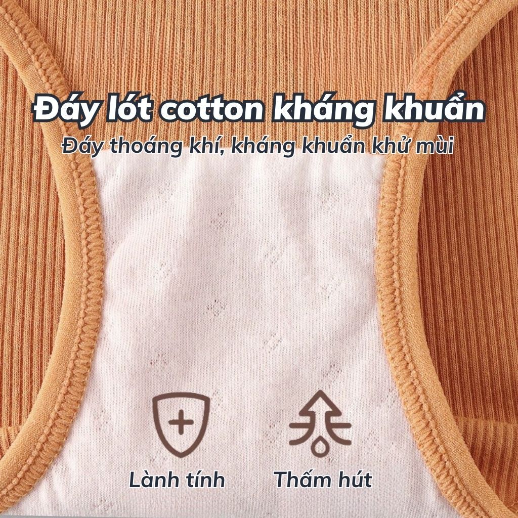 Quần chip nữ cotton kẻ sọc kháng khuẩn khử mùi cạp vừa ôm dáng thiết kế in chữ gợi cảm Lanixa L1226